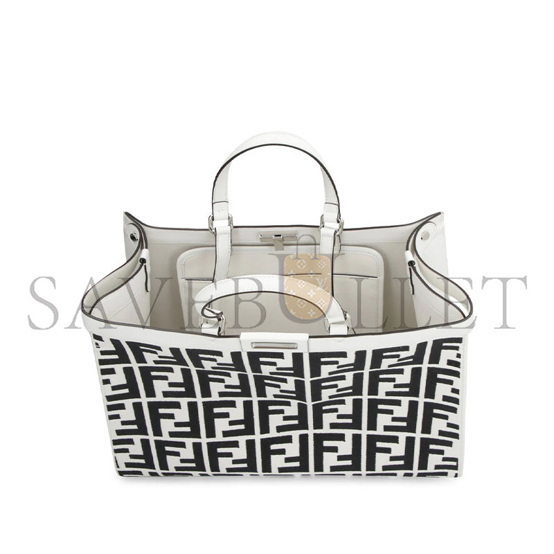 FENDI X-TOTE CANVAS TOTE BAG 8BH374AJQYF1LAF (41*29.5*16cm)